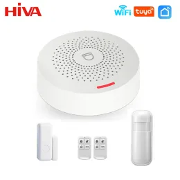 Springs Wifi Smart Home Alarm System Wireless 433mhz Burglar Security Alarm Tuya Smart Life App Control Wireless Home Alarm Kit