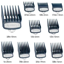 2024 8/10 PC Hair Clipper Limit Comb Guide Anhanggröße Friseur Ersatz 3/6/10/13/16/12/22/25/12/1,5/4,5 mm Haarschneider Limit Comb Guide