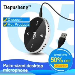 Microfoni Microfono desktop portatile Depusheng Q5 Conferenza USB Speciatore per la conferenza per computer/laptop Home Office PC PC