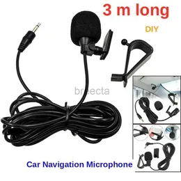 Microfoni Audio Navigation Audio Navigation da 3,5 mm Microfono Clip Sistema Sistema Microfono cablato esterno Auto DVD Radio Omnidirezionale 3M MIC 240408