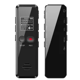 Giocatori Vandlion v90 Digital Voice Activated Recorder Activated Dictaphone Audio Registrazione a lunga distanza Mp3 Riduzione del rumore Record WAV