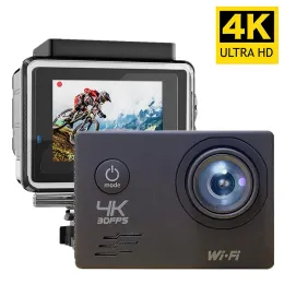 Kameralar H166S Eylem Kamera 2.0 "Su Geçirmez DVR Spor Kamera WiFi Uzaktan Kumanda Eylem Dash Cam 720p HD Döngü Kayıt Video Kamera