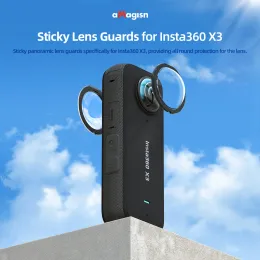 Telecamere AMAGISN per Insta360 x3 Protettore Lens Protezione Copertina di copertura 360x3 Accessori protettive di protezione