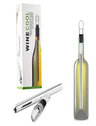 Stick refrigeratore di vino ghiaccio in acciaio inossidabile con vino di vino di raffreddamento del vino di raffreddamento bevanda di birra gelida bastoncini ghiacciati ghiacciai cool bar 4596748