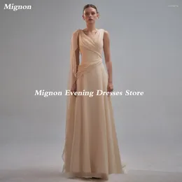 Partykleider Mignon Chiffon A-Line Schatz Populer Rüsche Abschlussballkleid bodenlange formale elegante Abendkleid für Frauen 2024
