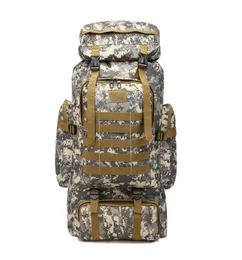 Grande capacità 80L Sports da esterno Sports Borse da arrampicata Oxford impermeabile MOLLE CAMO CAMO TATTICAL ESERCITO MILITALE ESCITA IN CAMPING RUCNA4931293