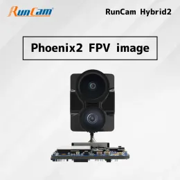 Cameras RunCam Hybrid 2 4K FPV and HD Recording Camera with Dual Lens FOV 145° Single Board QR Code Parameter Settings 18g Low Latency