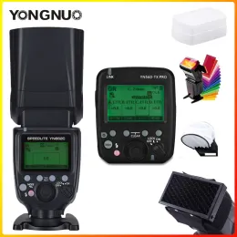 액세서리 Yongnuo YN862C 마스터 슬레이브 모드 TTL 플래시 스피드 라이트 1800mAh 리튬 배터리 배터리 Canon DSLR 카메라 용 송신기 송신기
