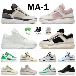 MA1 MA2 Buty swobodne spacer czerwony krem ​​amirir czarny brązowy mennica zielona ma 1 2 sneaker designer beżowy biały zapato luksusowy talerz talerzy dhgates tenis trener tenis