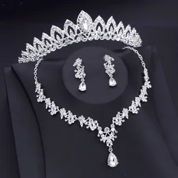 Luksusowe małe zestawy biżuterii koronnej Tiaras Naszyjnik