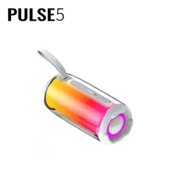 Pulse 5 wireless impermeabile altoparlante bluetooth full schermo visualizza effetto luce wireless altoparlanti bluetooth portatile subwoofer pesante