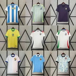 2425 Neue Nationalmannschaft England, Brasilien, Argentinien, Italien, Belgien, Portugal Home Cup Trikot