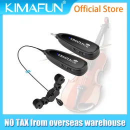 Microfoni KIMAFUN 2.4G mini mini wireless violino microfono professionale strumento microfono microfono per la performance