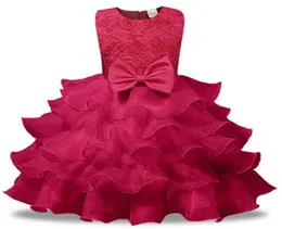 Girl039s платья 18 лет Детская девочка Свадебное платье для вечеринки для костюма детей цветочные годичные девочки для принцессы 7890183