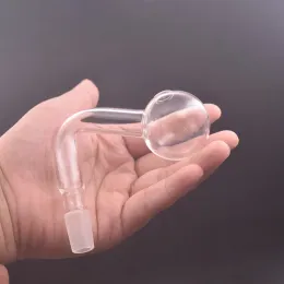 Erkek dişi cam yağ brülör borusu kalın pyrex cam yağ adaptör boruları teçhizatlar için sigara içme bongs büyük boyutu 40mm büyük kaseler duman zz