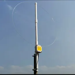 Radio Nowe aktualizację K180WLA Active Loop Broadband odbierający 0,1 MHZ180MHz 20DBI SDR Radio Antena: pętla Mała pętla FM krótka fala HF