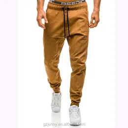 OEM Niestandardowe wysokiej jakości męskie spodnie do joggera mężczyźni długie khaki Pantalones Slim Fit Joggers Elastyczne małże spodnie