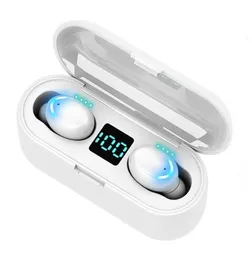 F9 TWS Wireless Bluetooth Earphone 50 Touch Earphones SPORT LED عرض سماعة الهواء ميكروفون ل SAMSUNG DROP8763953