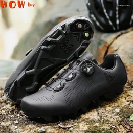 Cycling Shoes Outdoor Professional MTB Flat Bike Racing Road Bicycle Sneakers Men Self-Locking SPD Cleat