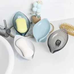 Distributore di sapone liquido 1/3pcs Porta di spugna per spugna per drenaggio a forma di foglia creativa del bagno cucina