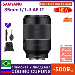 アクセサリーSAMYANG 35mm F/1.4 AF IIカメラレンズレンズランドスケープミラーレスシングルワイドアパーチャフルフレームレンズSONY EマウントPK Yongnuo Yn35