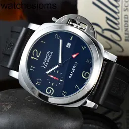 Panerass Watch Designer Men's Fashion for Mens Mechanical Famous Men Fat Sea Leather Italy Sport Wristwatch Style