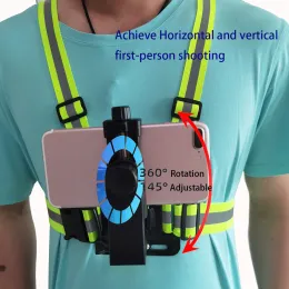 Câmeras Kit de câmeras refletivas Kit de suporte de arnês de montagem no peito