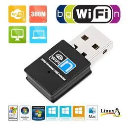 Mini 300m USB20 RTL8192 WiFi Dongle Adapter Wireless WiFi Dongle Network Card 80211n LAN -Adapter für Laptop -Tablet PC Computer 6771806