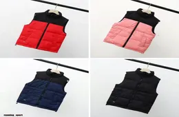 デザイナーGilet Kids North Jackets Down Coatベストベビーボディウォーマーパフのトップヒートチョッキデザインフェイスジャケットの女性Outwe4073241