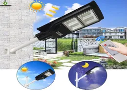 Solar LED Street Light 70W 150W wasserdicht im Freien Straßenstraße Walllicht Timer Fernbedienung weißer Lichtbewegungssensor Spotlight7663168