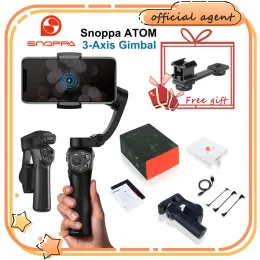 Gimbal Snoppa atom 3Axis Wireless Charging Handheld Gimbal Foldable PocketSized Stabilizer for iPhone Gopro hero 7 PK smooth 4