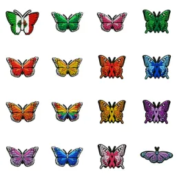 MOQ 20PCS Butterfly Custom Silicone Strail Toppers Cover Charms приятели Diy декоративные 8 -мм соломенные принадлежности подарок zz