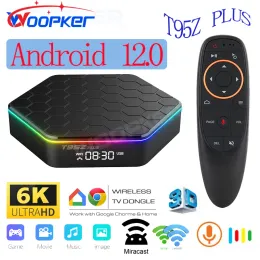 Box 2022 Nuovo T95Z Plus Smart TV Box Android 12 4G 64 GB Android TVBox Allwinner H618 Dual Band WiFi6 1080p BT 6K Media Player