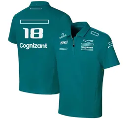 2022 F1 TSHIRT FORMULA 1 RACING SHORT SLEEVE POLO SHIRT MOTORSPORT 자동차 팬 통기성 저지 레이서 TSHIRT 커스텀 시리즈 F1 SWEA4307038