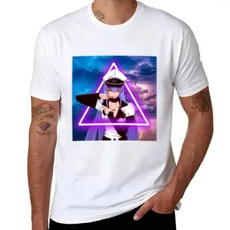 تتصدر دبابة الرجال esdeath | AKAME GA KILL ANIME Girl T-Shirt مضحك تي شيرت تي شيرت قمصان كبيرة وطويلة للرجال