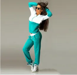 8905 # Two pezzi da ragazza da gioco da donna con cappuccio Festa +Pant Running Sport Track Suit Set da jogging a 2 pezzi Sur Femme Clothing # 90186705626