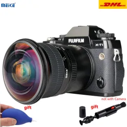 Accessori Meike Camera Lens 8mm F3.5 Linetta fotocamera a pesce angolare per canone Nikon Sony Olympus Panasonic Fujifilm Lence della fotocamera mirrorless