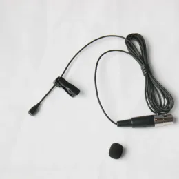 Microphones Professional Hidden Black Clipon Lavalier -Mikrofon für Shure Wilress System Ta4f Mini XLR -Stecker