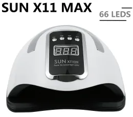 Kurutucular 2022'de Yeni Sunx11 Maks LED LAM LAMP TIP DRENER 66 LED FARYA UV Buz Lambası Jel Cila Zamanlayıcısı Otomatik Sensör Manikür Aracı