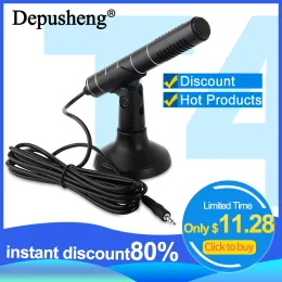 Microphones Condenser Microphone USB Computer Depusheng T4 High Quality Studio Recording Speech Mic With Holder For Windows Gaming Singing