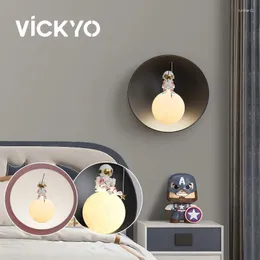 Lampada da parete Vickyo Modern LED LED Light Lampade creativa Lampade per il letto per bambini decorazione camera da letto