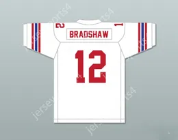 Personalizado qualquer nome Nome Terry Bradshaw 12 Woodlawn High School Cavaleiros Branco Jersey 3 Top Stitched S-6xl