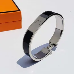 Hochwertiger Designer Edelstahl Silberschnallen Armband Mode Schmuck für Männer und Frauen F9LB
