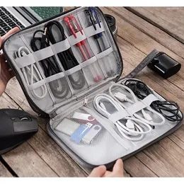 Förvaringspåsar restråd väskan bärbar vattentät kabelpåse USB elektronik laddare arrangör digital gadget kit kosmetiska fodral tillbehör