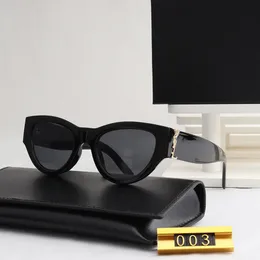 Litery okulary przeciwsłoneczne projektant okularów przeciwsłonecznych dla kobiet okulary kota oko pełna ramka luksusowe słoneczne szkło spolaryzowane letnie gogle dla mężczyzn 13 kolorów opcjonalnie