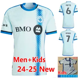 2024 2025 Montreal Etki Futbol Formaları Duke Piette Lassiter Wanyama Futbol Gömlek Choiniere Opoku Sunusi Coccaro Iankov Waterman Maillots Erkek Çocuk Üniformaları