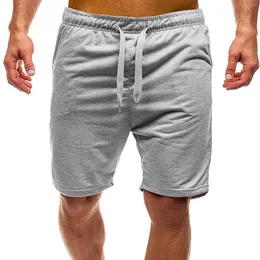 Men's Shorts Cotton Solid Color Casual Loose Beach Camisa Masculina Streetwear Trendy Pantalones Cortos
