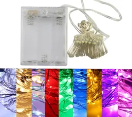 2M 20LEDS holiday lighting 3 AA Battery power operated led copper wire string lights Christmas Party Wedding New Year Use8671218