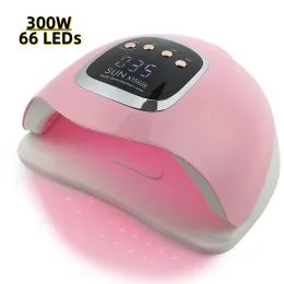 Trockner 280W professionelle Nageltrocknerlampe für Maniküre leistungsstarke UV -Gel -Trocknungsnägellampe 66 LEDs Automatische Erfassungsgel Polnische Trocknungslampe