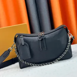 Mahina Hand It All Designer Crossbody Bags Women Shoulder Bag Soft Leather Perforation Chain Vintage Cross Body Purses Luxury Taurillon Bags Handbag Charm Purse